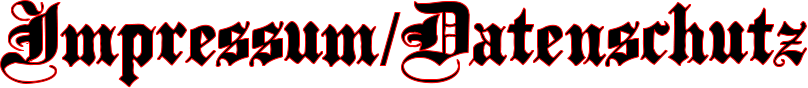 Impressum/Datenschutz